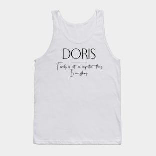 Doris Family, Doris Name, Doris Middle Name Tank Top